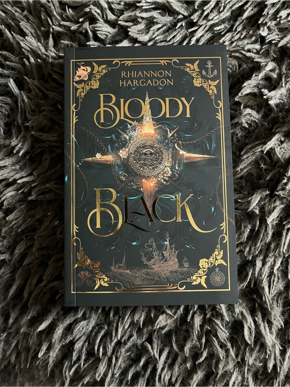 Bloody Black by Rhiannon Hargadon - Signed Foiled Paperback Book